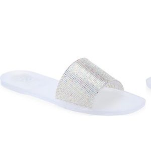 Vince Camuto Jelly Sparkle Slides